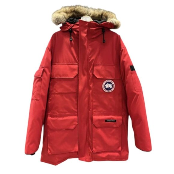 Canada Goose Expedition Parka Fusion Fit Heritage Red Jacket Coat Men's M New - Picture 15 of 16